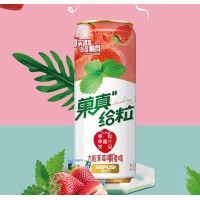 禧百氏果粒草莓汁饮品