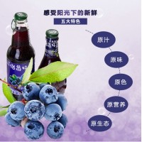 品世蓝莓汁饮料云南果汁饮料300ml