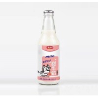 豪园甜牛奶含乳饮料草莓味300ml