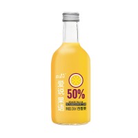 330ml爱说果语复合乳酸菌百香果味果汁饮料