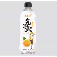 蓝嘉源气泡水瓶装汽水卡曼橘风味苏打气泡水汽水480ml×24