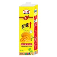 中劲芒果汁复合果汁饮料方盒1Lx8盒