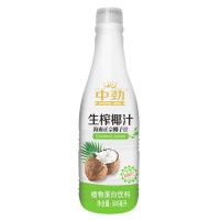 中劲生榨椰汁海南正宗椰子汁植物蛋白饮料500mlx15瓶