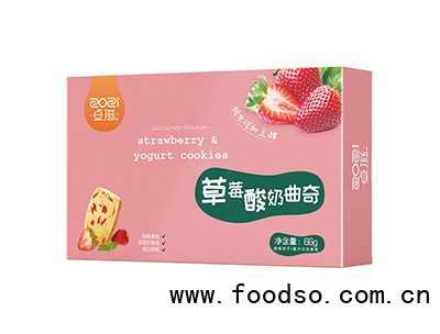 卓滋草莓酸奶曲奇盒装66g