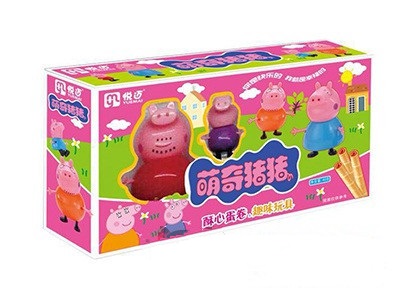 萌奇猪猪（粉色）酥心蛋卷+玩具40gX40盒