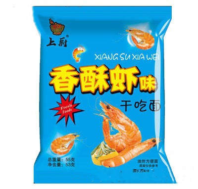 上厨干吃面香酥虾味55g