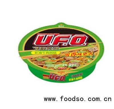 日清食品UFO蚝油牛肉风味碗面方便面123g