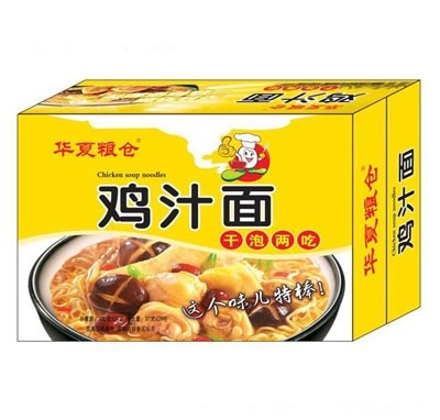 华夏粮仓鸡汁面100gX24