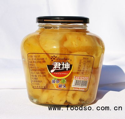 君坤菠萝罐头1.25千克