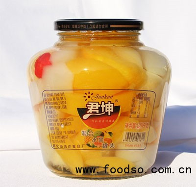 君坤混合水果罐头1.25kg