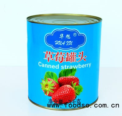 华旭3000g草莓罐头