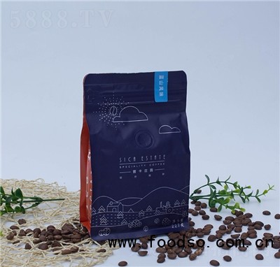 茜卡咖啡厂家直销新鲜烘焙咖啡豆批发风味烘焙哥伦比亚咖啡饮料