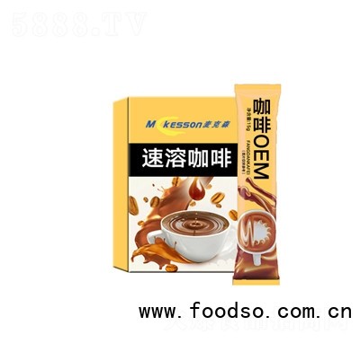 麦克森冲饮品固体饮料营养早餐招商代理摩卡咖啡三合一速溶咖啡