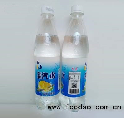 双庆上海盐汽水柠檬味600ml碳酸饮料招商代理