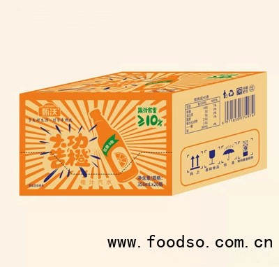 甄沃橙汁汽水碳酸饮料夏季饮料招商