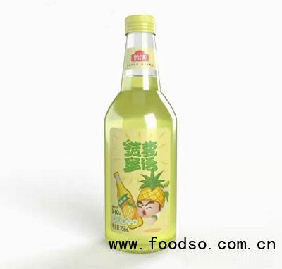 甄沃凤梨汁汽水碳酸饮料夏季饮料