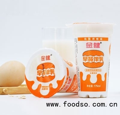 金健乳业早餐伴乳（水蜜桃味）乳酸菌饮品