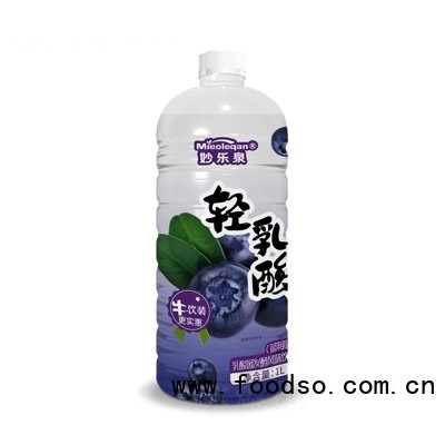 妙乐泉轻乳酸蓝莓味乳酸菌发酵风味饮品1L