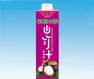 绿健源山竹果汁饮料1L