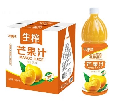 乐事达生榨芒果汁1.5LX6