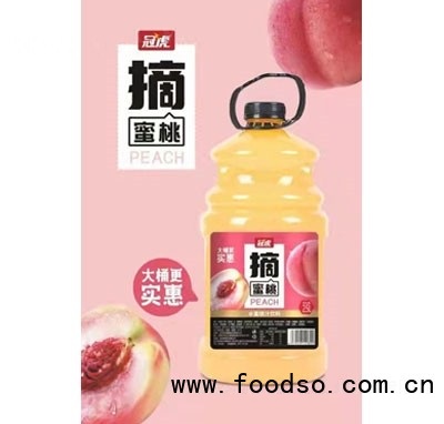 冠虎摘蜜桃果汁饮料2.5L