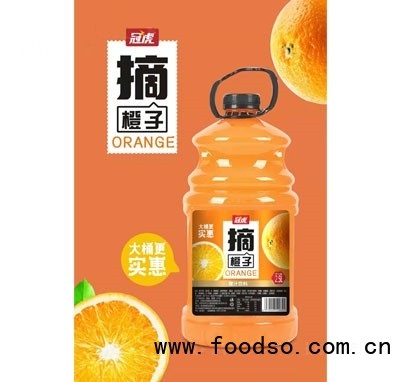 冠虎摘橙子果汁饮料2.5L