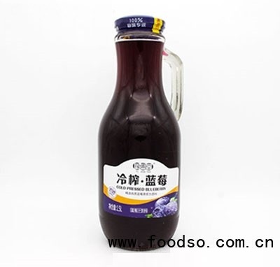 豫善堂冷榨蓝莓汁饮料1.5L