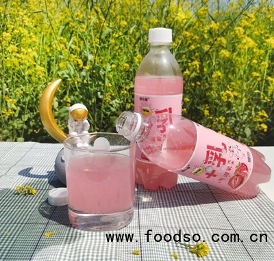 碧升泉+乳气泡乳汽水瓶装碳酸饮料果味气泡水500ml