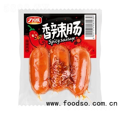 力诚115克香辣肠