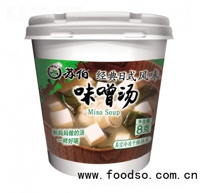 苏伯日式味噌汤经典日式风味8克方便速食招商代理