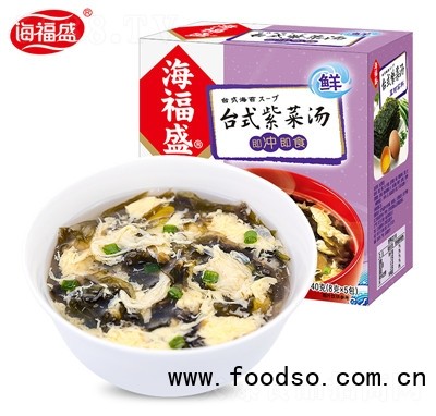 海福盛台湾紫菜汤8g袋免煮