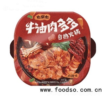 七乐七牛油肉多多自热火锅方便速食招商代理批发