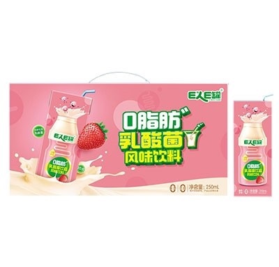 E人E罐乳酸菌饮品草莓味25