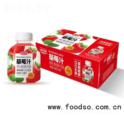 加力健草莓汁复合果汁饮料夏季饮料
