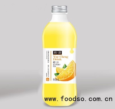 玥澄果汁饮料橙汁1L