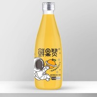 鲜果赞橙苹果复合果汁饮料瓶装果汁饮料招商305ml
