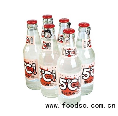 养歆5°C荔枝味果汁汽水饮料330mlX6瓶