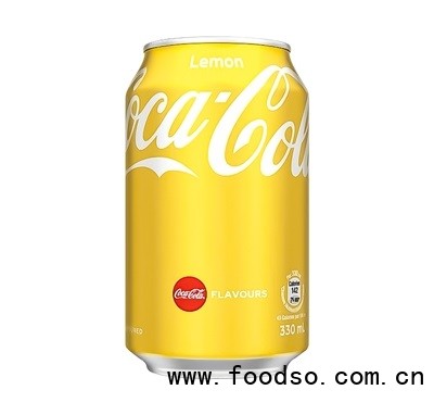 Coca-Cola可口可乐柠檬味汽水330ml网红碳酸饮料