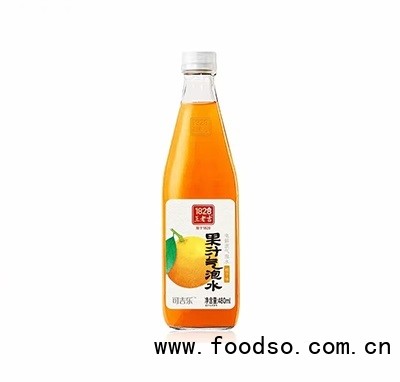 王老吉1828果汁气泡水橙子味480ml