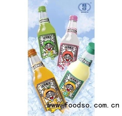 旺仔果汽果汁汽水358ml（瓶）