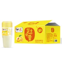 浩明芝士奶昔黄桃果粒乳酸菌饮品箱装招商380ml×15瓶