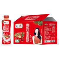 浩明枸杞红枣果粒奶乳味饮料箱装招商500ml×15瓶