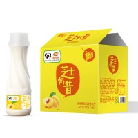浩明芝士奶昔黄桃果粒乳酸菌饮品箱装招商