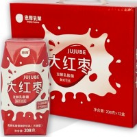 忠厚乳业大红枣发酵乳酸菌酸奶饮品