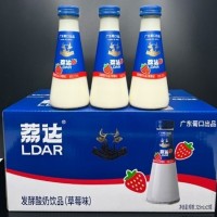 葡口荔达发酵酸奶饮品招商草莓味325ml×15瓶